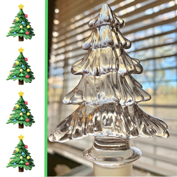 NIB Mikasa Crystal Christmas Tree Wine Stopper - Picture 9 of 9
